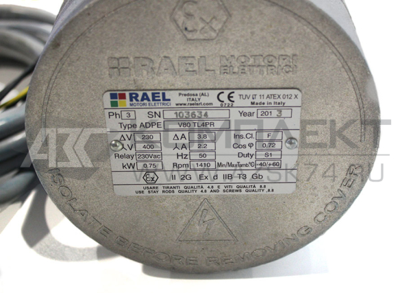 Двигатель Rael V80 TL4PR